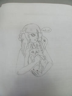 by ratfeaster on Discord; human oc belongs to them