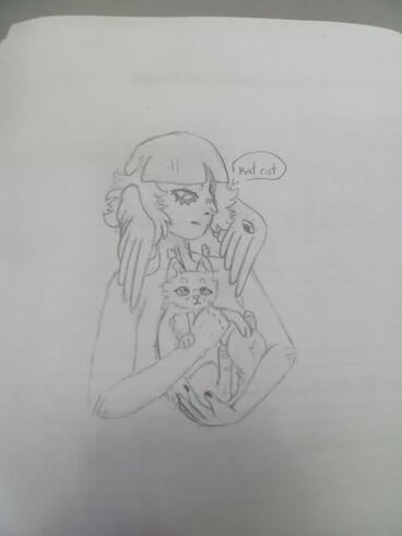 by ratfeaster on Discord; human oc belongs to them